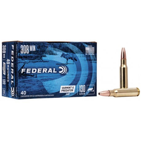 308 WIN 130 GR JHP VARMINT