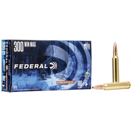 300 WIN MAG 180 GR COPPER "POWER-SHOK"