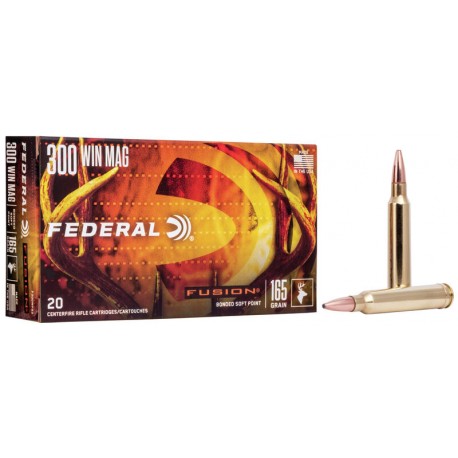 300 WIN MAG 165 GR FUSION