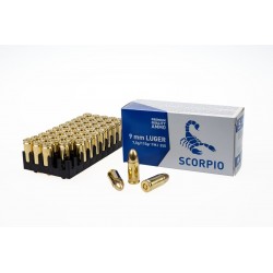 SCORPIO 9mm Luger 124gr FMJ