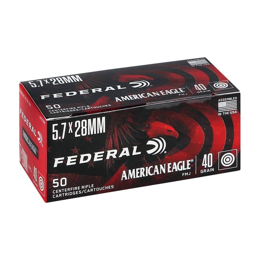 5,7x28 American Eagle FMJ 40gr